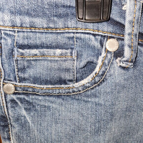 New York & Company Denim Capris Jeans Women's Size 6 Cotton Spandex - Picture 10 of 13